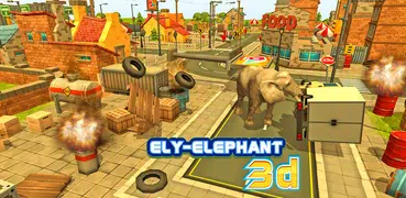 3D Wild Elephant - City Rampage