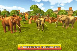3D Wild Elephant - City Rampage capture d'écran 2
