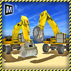 Heavy Excavator Crane Sim 2017 icon