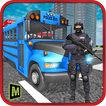 Police Bus Chase: Crime City