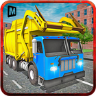 motorista caminhão lixo final ícone
