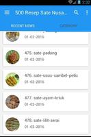 500 Resep Sate Nusantara Enak screenshot 1