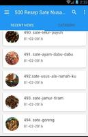 500 Resep Sate Nusantara Enak screenshot 3