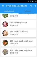 برنامه‌نما 500 Resep Salad Enak dan Mudah عکس از صفحه