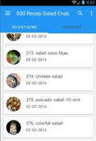 500 Resep Salad Enak dan Mudah captura de pantalla 1