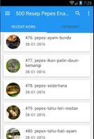500 Resep Pepes Enak Nusantara capture d'écran 2