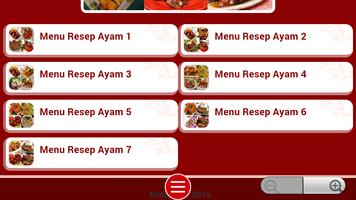 Resep Olahan Ayam capture d'écran 3