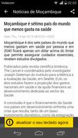 Notícias de Moçambique imagem de tela 2
