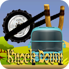 Knock Down Big Bus and Monster Truck Wall icon