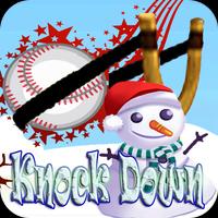 Shoot!! Knock Down Snow Balls Wall اسکرین شاٹ 1