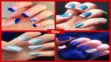 Best Royal Blue And Silver Nails poster