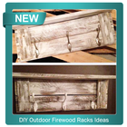 DIY Outdoor Firewood Racks Ideas ikona