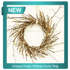 Icona Unique Pussy Willows Curly Twig