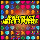 Jewel Blast Match 3 Puzzle ไอคอน