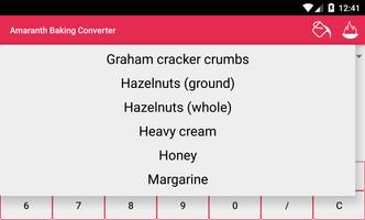 Amaranth Baking Converter ảnh chụp màn hình 1
