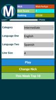 Learn Vocabulary MatchedApp capture d'écran 2