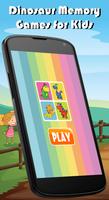 Dinosaur Memory Games for Kids Affiche