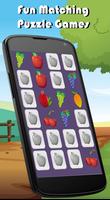 Fruits Match Memory Games Kids 截圖 1