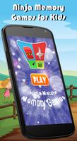 Ninja Match Memory Games Kids постер