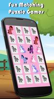 Pony Match Memory Games Kids 截图 1