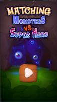 Merge Monsters - Free Match 3 Puzzle Game plakat