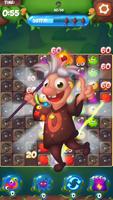 Fusionieren Monster - kostenlos Match-3-Puzzle Screenshot 1