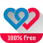 Free Dating App - Meet Local Singles - Flirt Chat icône