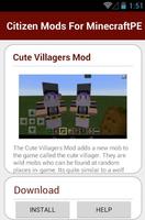 Citizen Mods For MinecraftPE ảnh chụp màn hình 3