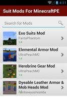 Suit Mods For MinecraftPE capture d'écran 1