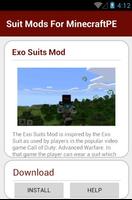 Suit Mods For MinecraftPE capture d'écran 2