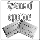 System of equations icône
