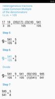 Fraction Calculator capture d'écran 3