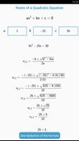 Roots of a Quadratic Equation الملصق