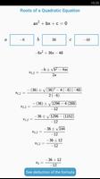 Roots of a Quadratic Equation تصوير الشاشة 2