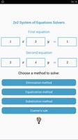 2x2 System of Equation Solvers poster