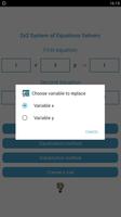 2x2 System of Equation Solvers স্ক্রিনশট 1