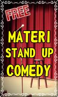 Poster Materi stand up comedy