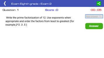 Eighth grade math اسکرین شاٹ 3