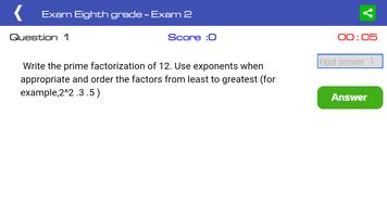 Eighth grade math capture d'écran 3