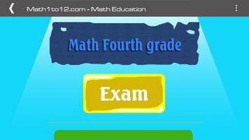 Fourth grade math постер