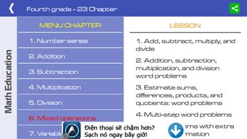 Fourth grade math capture d'écran 1