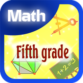 Fifth grade math icon