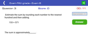 Fifth grade math capture d'écran 1