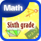 Sixth grade math-icoon