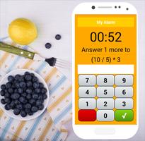 Math Alarm Clock App capture d'écran 2