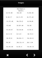 Mathematics Formula Algebra capture d'écran 1