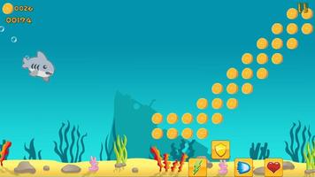 Clumsy Shark Adventure ảnh chụp màn hình 1