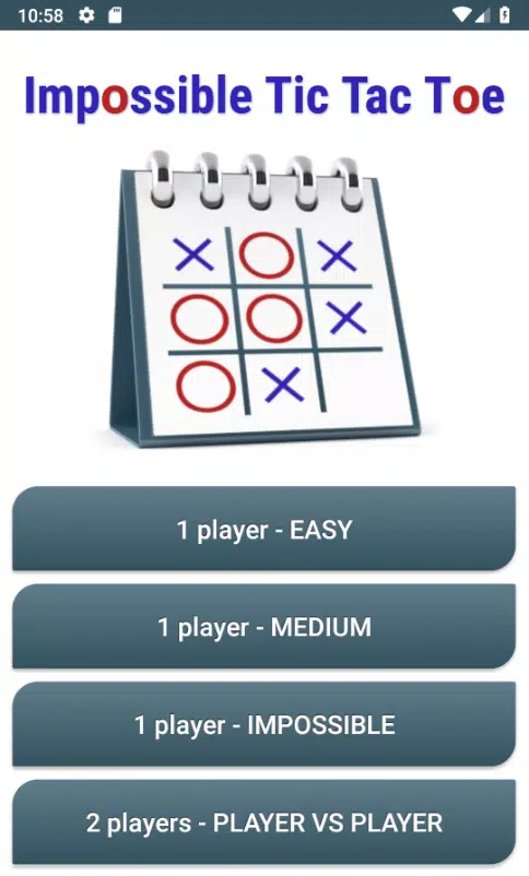 The Impossible Tic Tac Toe Game