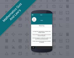 Maths Quiz - Maths Dictionary Screenshot 1