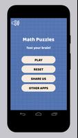 Math Puzzles and Riddles Premium Poster